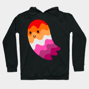 Sapphic Pride Ghost Hoodie